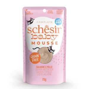 Shesir Łosoś i kurczak w musie 70g w saszetce
