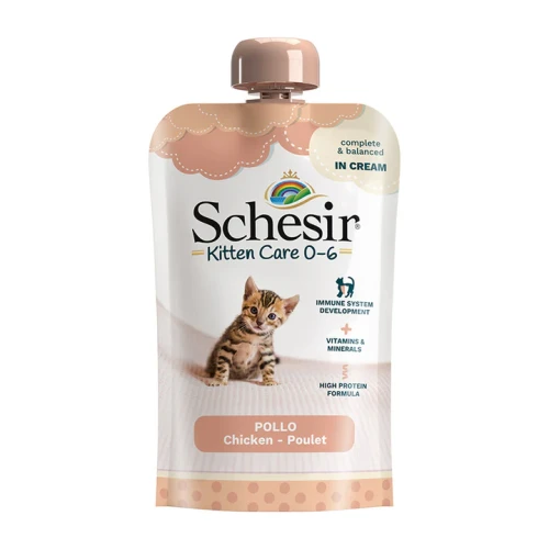 Shesir Kurczak Kociak w śmietanie 150g w saszetce