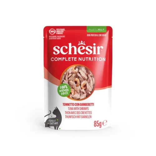 Shesir Tuńczyk z krewetkami w galarecie 85g