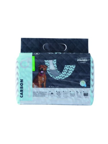 M-pets Pieluchy - CARBON DIAPERS - ON (18szt) M