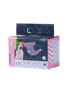M-pets Pieluchy - CARBON DIAPERS - ONA (15szt) S