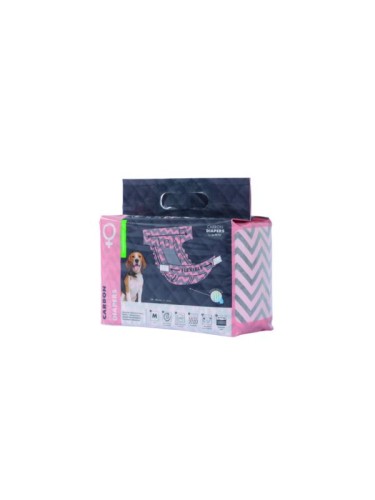 M-pets Pieluchy - CARBON DIAPERS - ONA (15szt) M
