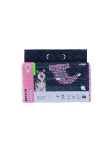 M-pets Pieluchy - CARBON DIAPERS - ONA (15szt) XL