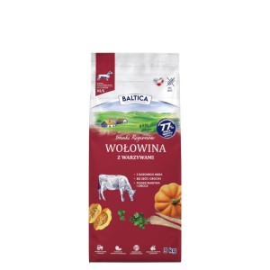 Baltica Smaki Regionów Wołowina z warzywami dla ras małych i miniaturowych karma 3kg