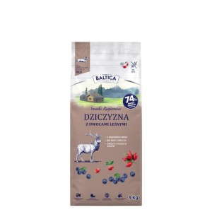  Baltica Smaki Regionów Dziczyzna z owocami leśnymi dla ras małych i miniaturowych karma 3kg