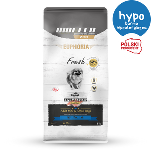 BIOFEED EUPHORIA Fresh Łosoś (mini i małe rasy) 8 kg
