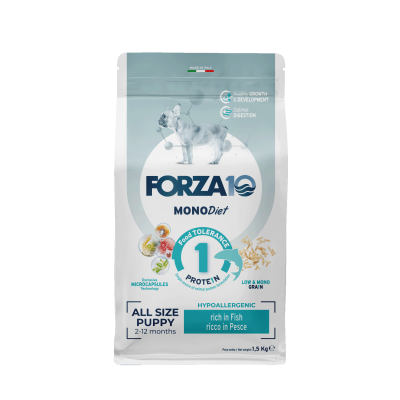 FORZA10 Diet Puppy & Junior Ryba 1,5kg