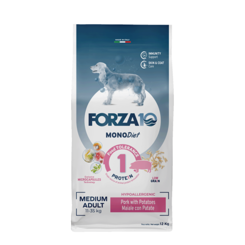 FORZA10 Diet Adult Medium Wieprzowina 12kg