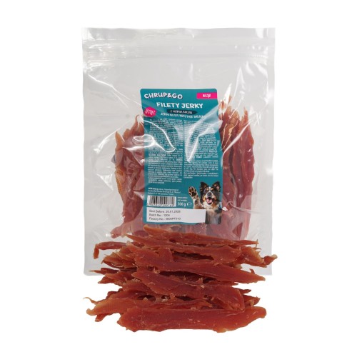 Chrup&Go Filety jerky z piersią kaczki (dorosły) 500g
