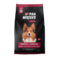 PAN MIĘSKO Karma półwilgotna dla psów dorosłych Wołowina z jagnięciną 1kg