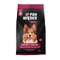 PAN MIĘSKO Karma półwilgotna dla psów dorosłych Wołowina z jagnięciną 9kg