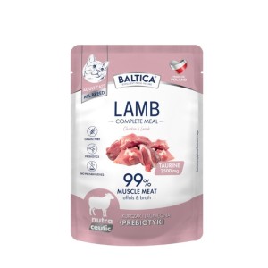 BALTICA NUTRACEUTIC mokra karma dla kota kurczak z jagnięciną i prebiotykami 100g