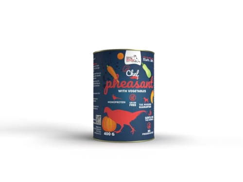 SYTA MICHA Mokra karma dla psa Bażant z warzywami 400g