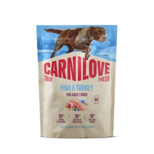 CARNILOVE TRUE FRESH sucha karma z rybą i indykiem dla dorosłych psów 1,5kg