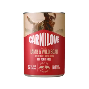 CARNILOVE mokra karma z jagnięciną i dzikiem dla dorosłych psów 400g