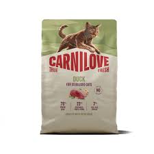 CARNILOVE TRUE FRESH sucha karma z kaczką dla sterylizowanych kotów 2kg