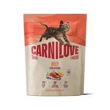 CARNILOVE TRUE FRESH sucha karma z wołowiną dla kociąt 400g